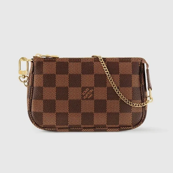 ᴺᵉʷ ✨LOUIS VUITTON Damier Ebene Mini Pochette - Picture 3 of 9